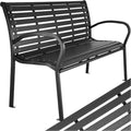 tectake 3-sitzer gartenbank premium garten moebel bank sitzbank wetterfest bis 200 kg belastbar 126 x 62 x 815 cm wintergarten moebel als balkonbank holzbank garten gartenmoebel baenke