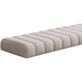 generisch bankauflage bankkissen 120x40 100x40 80x40 160x40 40x40 45cm dick sitzkissen bank indoor outdoor abnehmbarem rutschfeste sitzauflage bank gartenbankauflage sitzpolsterbeige40x120cm