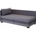 boxspringbett ilia 83x198x38 cm mit schaumstoff matratze bett mit matratze polsterbett mit bettkasten gepolstertes einzel bett schlafsofa - grau grau